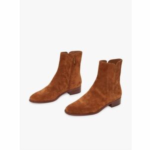 GUC Loeffler Randall suede Ronnie boots in cacao size 7